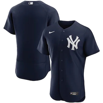 mens nike navy new york yankees alternate authentic team je